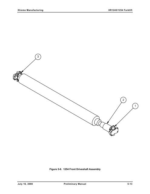 Numerical List of Parts Breakdowns â€“ Cont. - Xtreme Manufacturing