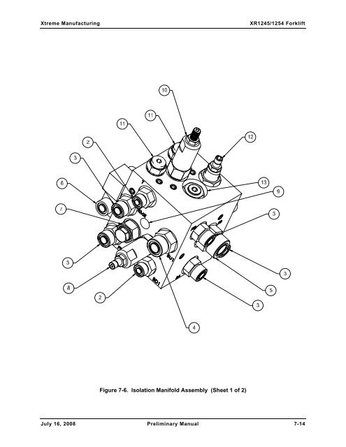 Numerical List of Parts Breakdowns â€“ Cont. - Xtreme Manufacturing