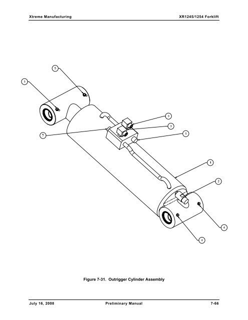 Numerical List of Parts Breakdowns â€“ Cont. - Xtreme Manufacturing