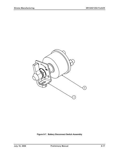 Numerical List of Parts Breakdowns â€“ Cont. - Xtreme Manufacturing