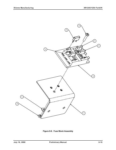 Numerical List of Parts Breakdowns â€“ Cont. - Xtreme Manufacturing