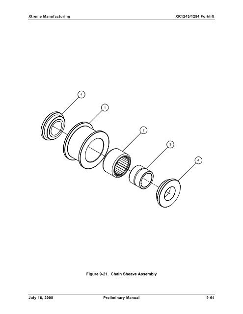 Numerical List of Parts Breakdowns â€“ Cont. - Xtreme Manufacturing