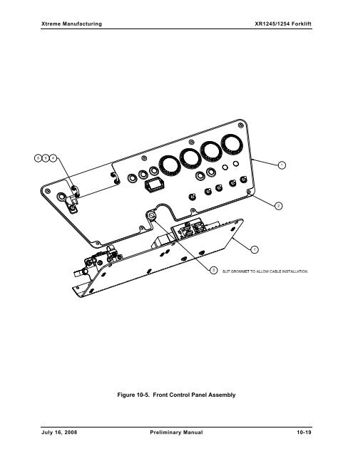 Numerical List of Parts Breakdowns â€“ Cont. - Xtreme Manufacturing