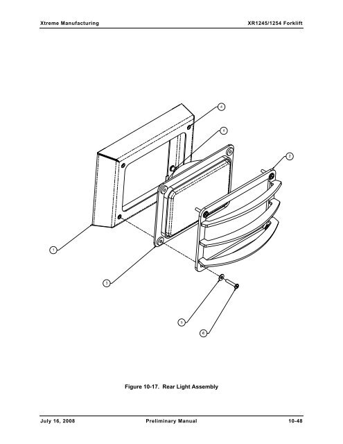 Numerical List of Parts Breakdowns â€“ Cont. - Xtreme Manufacturing