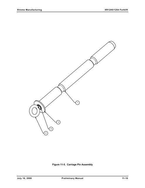 Numerical List of Parts Breakdowns â€“ Cont. - Xtreme Manufacturing