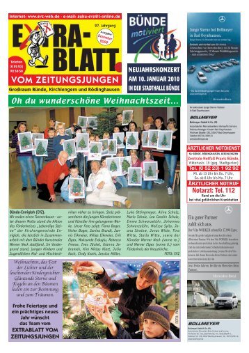 Extrablatt vom Zeitungsjungen