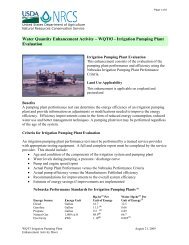 WQT03 Irrigation Pumping Plant Evaluation