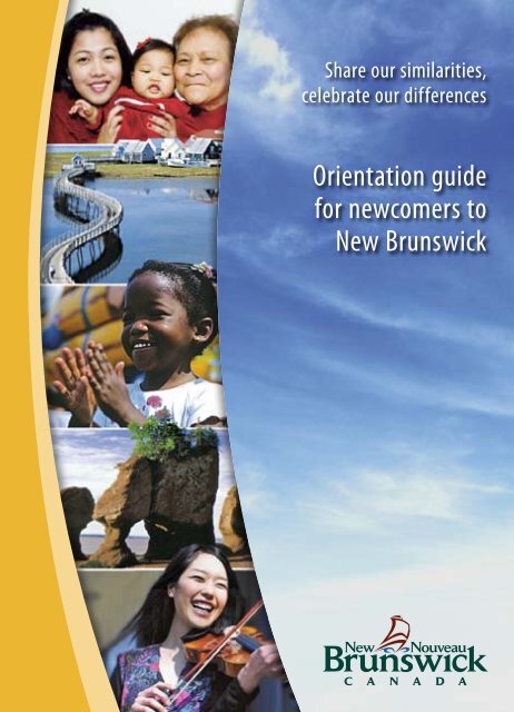 Orientation guide for newcomers to New Brunswick - Government of ...