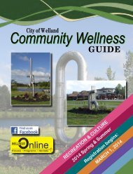 Community Wellness - City of Welland