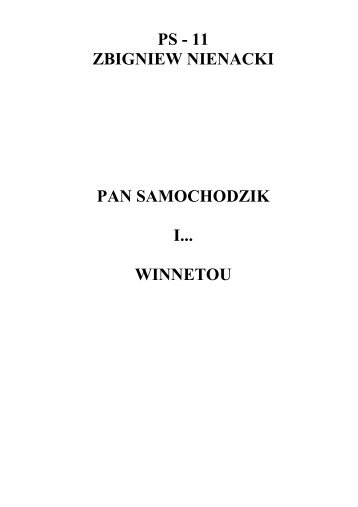 11 - Pan Samochodzik i Winnetou - Zbigniew Nienacki