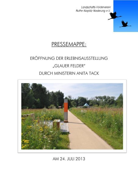 ausfÃ¼hrliche Pressemappe - Naturpark Nuthe-Nieplitz