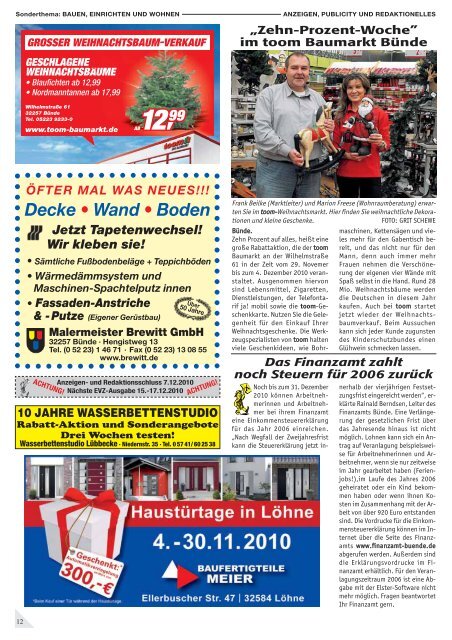 Ausgabe 11/10 - Extrablatt vom Zeitungsjungen