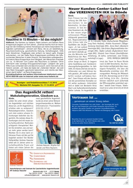 Ausgabe 11/10 - Extrablatt vom Zeitungsjungen