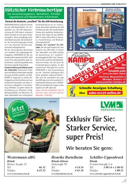 Ausgabe 11/10 - Extrablatt vom Zeitungsjungen