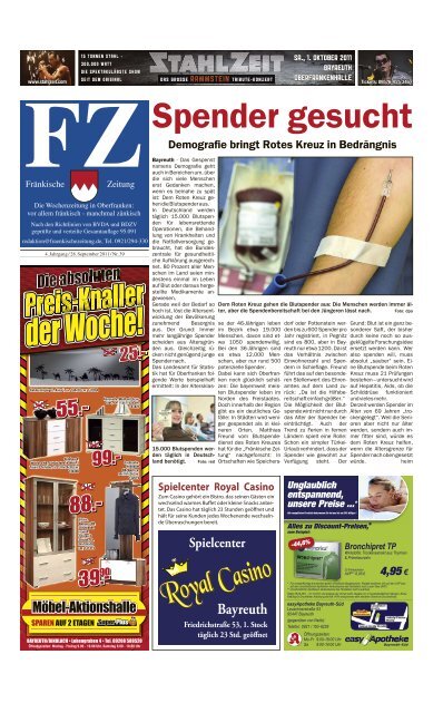 4.- 1.50 1. Oktober 2011 Zeitung Fränkische 