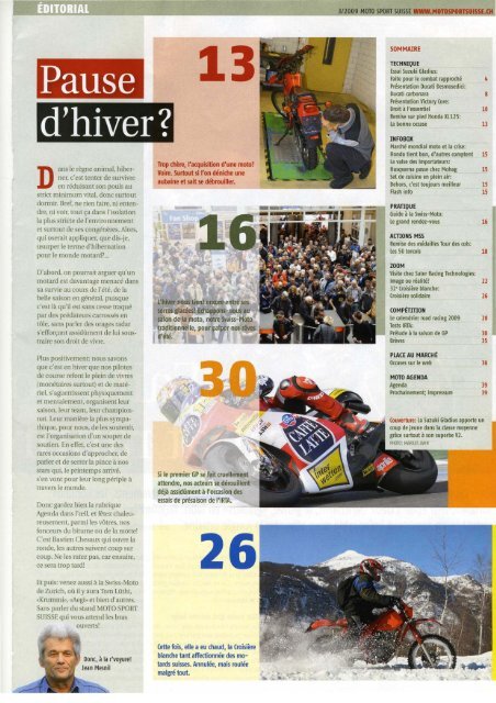 CroisiÃ¨re solidaire (parution Moto Sport Suisse, PDF) - Top News