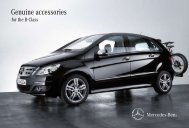 Genuine accessories for the B-Class - Mercedes-Benz UK