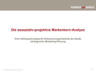 Die assoziativ-projektive Markenkern-Analyse