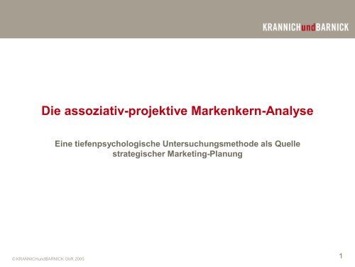 Die assoziativ-projektive Markenkern-Analyse