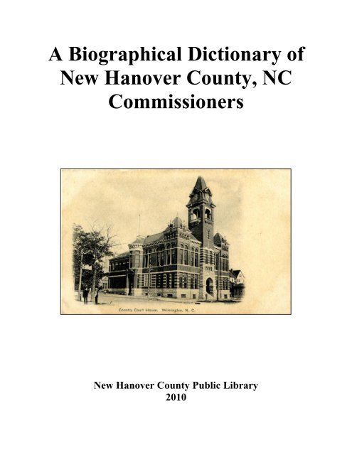Introduction New Hanover County