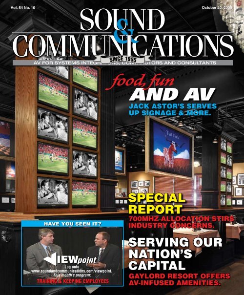 Sound & Communications October 20, 2008 Issue