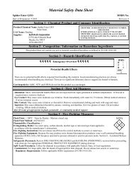 MSDS Spider Ester GEC - SurfaTech