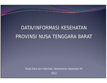 Provinsi Nusa Tenggara Barat Tahun 2010