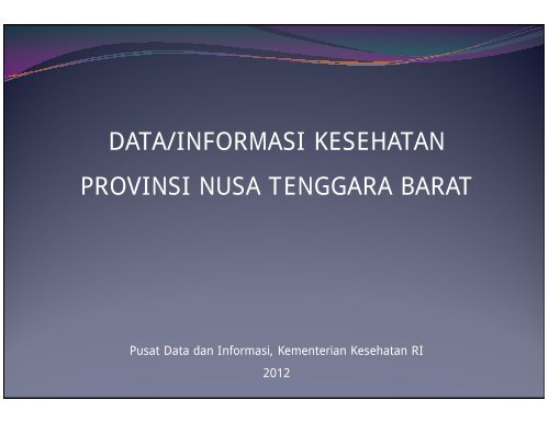 Provinsi Nusa Tenggara Barat Tahun 2010
