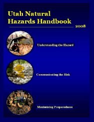 Natural Hazards Handbook - Utah.gov