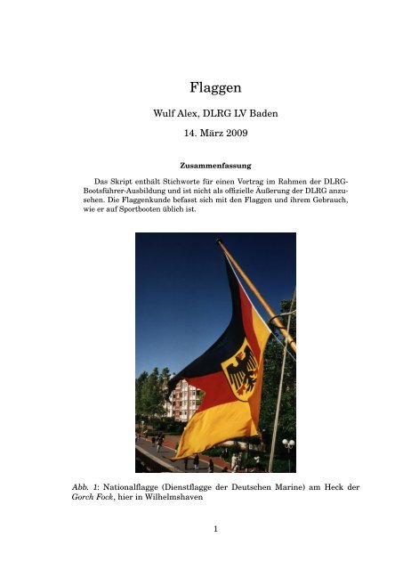 Flaggen - Alex-weingarten.de