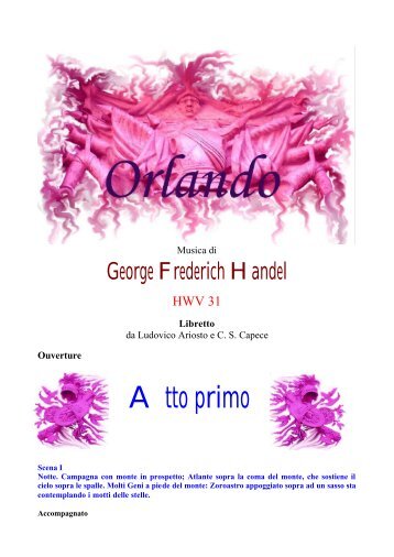 Libretto - George Frideric Handel