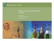 National Values Assessment Iceland - Barrett Values Centre