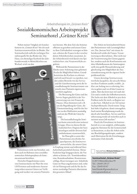 Magazin Nr. 55 - Grüner Kreis