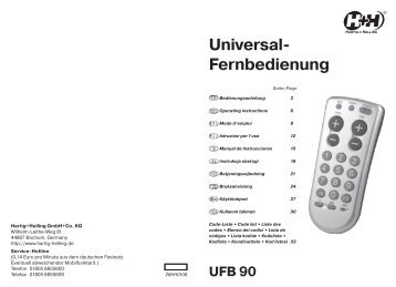 UFB 90 - Hartig + Helling GmbH & Co. KG