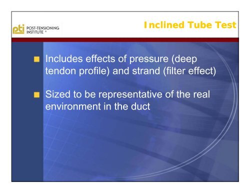 Update on PTI Grouting Specifications