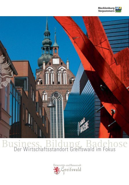 Business, Bildung, Badehose - Hansestadt Greifswald