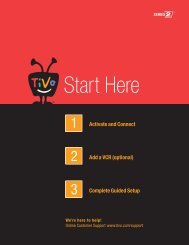 Start Here Booklet - TiVo