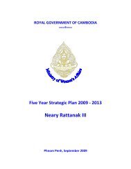 Five Year Strategy - Neary Rattanak III - wmc.org.kh