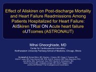 Effect of Aliskiren on Post-discharge Mortality and Heart Failure ...