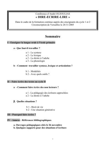 Intervention d'AndrÃ© OUZOULIAS