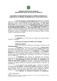 tribunal superior do trabalho corregedoria geral da justiÃ§a do ...