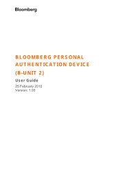 BLOOMBERG PERSONAL AUTHENTICATION DEVICE (B-UNIT 2)