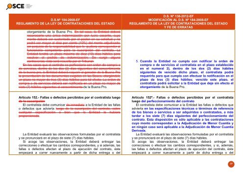 CUADRO COMPARATIVO DEL REGLAMENTO DE LA LEY ... - OSCE