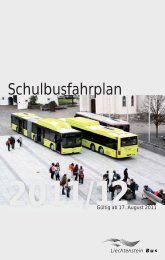 Schulbusfahrplan - Oberschule Eschen