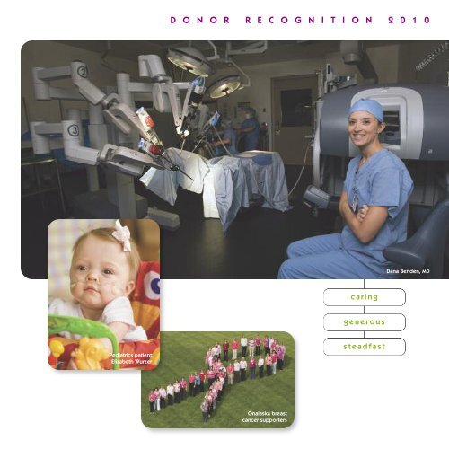 Donorrecognition 2 0 1 0 Gundersen Lutheran Health System Donorrecognition 2 0 1 0 Gundersen Lutheran Health System