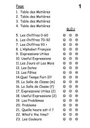 French Grammar Book - Ferndown Middle School