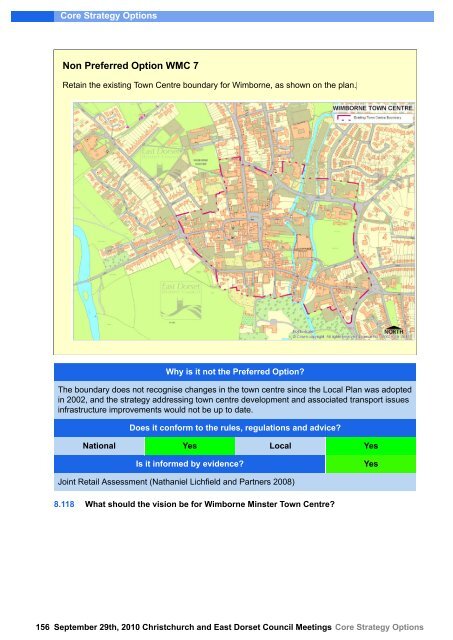 Core Strategy Options - Dorsetforyou.com