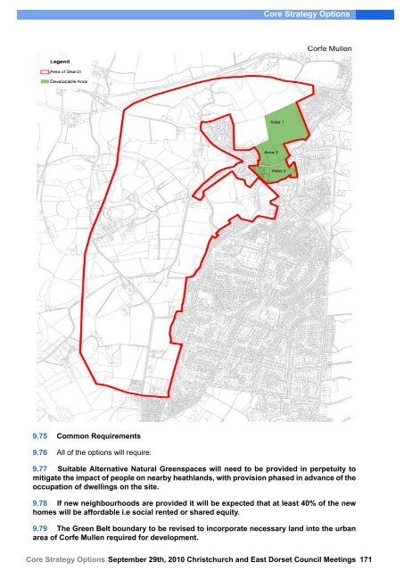 Core Strategy Options - Dorsetforyou.com