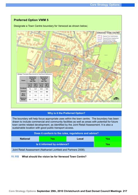 Core Strategy Options - Dorsetforyou.com