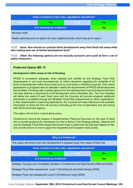 Core Strategy Options - Dorsetforyou.com